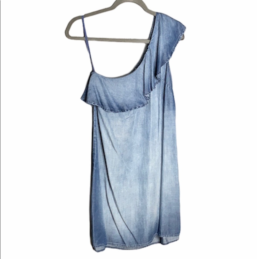 CLOTH & STONE One Shoulder Ruffle Dress XS - Picture 2 of 7